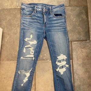 American eagle ripped jeans!!